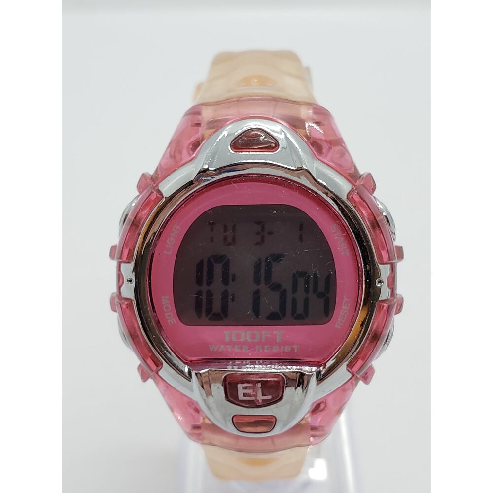 EL Women's Digital watch. Pink, water resistant up to 100ft FMDAW505